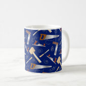 Monogramm der Holzbearbeitungswerkzeuge des Tischl Kaffeetasse (VorderseiteRechts)