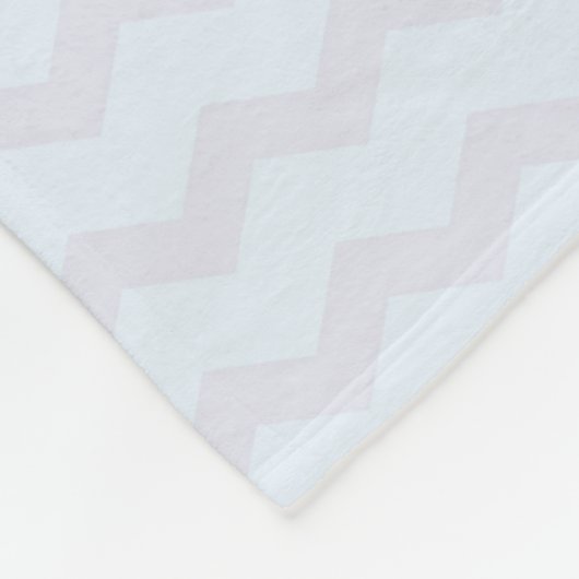 Monogramm der hübsch rosa Aquarell-Blume Fleecedecke (Ecke)