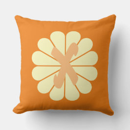 Monogramm der hübschen Blume Kissen