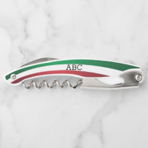 Monogramm der italienischen Flagge