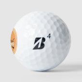 Monogramm der klassischen Golfers mit Kugelbezeich Golfball (Logo)