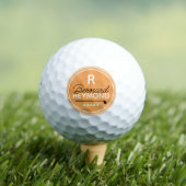 Monogramm der klassischen Golfers mit Kugelbezeich Golfball (Insitu T-Shirt)