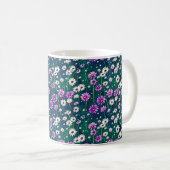 Monogramm der lila und weißen Molsen Kaffeetasse (VorderseiteRechts)
