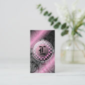 Monogramm der Melasse-311-Luscious Visitenkarte (Stehend Vorderseite)