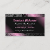 Monogramm der Melasse-311-Luscious Visitenkarte (Rückseite)
