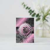 Monogramm der Melasse-311-Luscious Visitenkarte (Stehend Vorderseite)