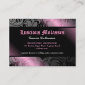 Monogramm der Melasse-311-Luscious Visitenkarte (Rückseite)