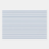 Monogramm der Nautic Oyster-Muschel mit Name Date Geschenkpapier Set (Vorderseite 2)