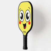 Monogramm der niedlichen Cartoon Pickleball Schläger (Links)