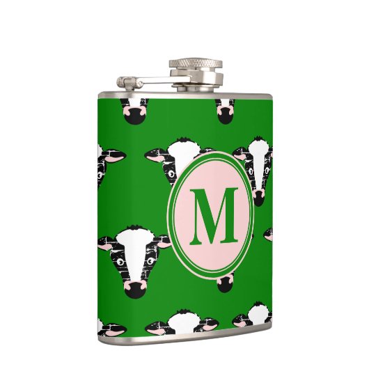 Monogramm der niedlichen Kuhfahne Flachmann (Rechts)