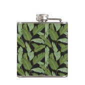 Monogramm der Palmblatt-| Flachmann (Rückseite)