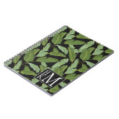 Monogramm der Palmblatt-| Notizblock (Linke Seite)