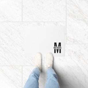 Monogramm der personalisierten Familie und Name Do Fußmatte