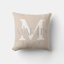 Monogramm der personalisierten Familie und Namensp