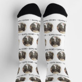 Monogramm der Pet-Face-Socken Socken (Oben)