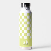 Monogramm der Retro-Signatur geprüft Trinkflasche (Links)