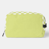 Monogramm der Retro-Signatur geprüft Waschbeutel (Rückseite)