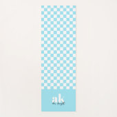 Monogramm der Retro-Signatur geprüft Yogamatte (Vorderseite)