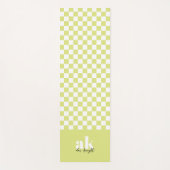 Monogramm der Retro-Signatur geprüft Yogamatte (Vorderseite)