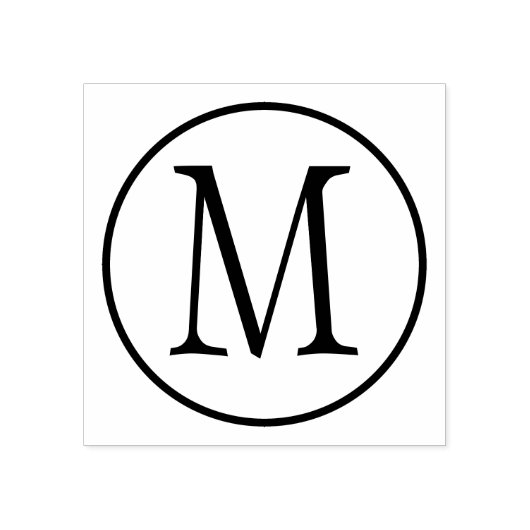 Monogramm der Ringring-Hauptstadt Gummistempel (Prägung)