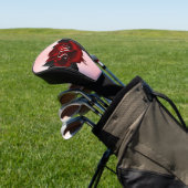 Monogramm der Rose Golf Headcover (In SItu)