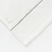 Monogramm der Rustikal-Wasserfarben-Laurel-Wreath- Fleecedecke (Ecke)