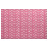Monogramm der Rustikalen Hirschanhänger, rosa Stoff (Yard (91,4 cm))