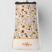 Monogramm der rustikalen Wildblume - Muster der Bo Golf Headcover (Rotieren 90)