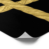 Monogramm der Seesignalflagge für Wasserfarben Poster (Ecke)