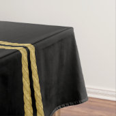 Monogramm der Seesignalflagge für Wasserfarben Tischdecke (Beispiel)