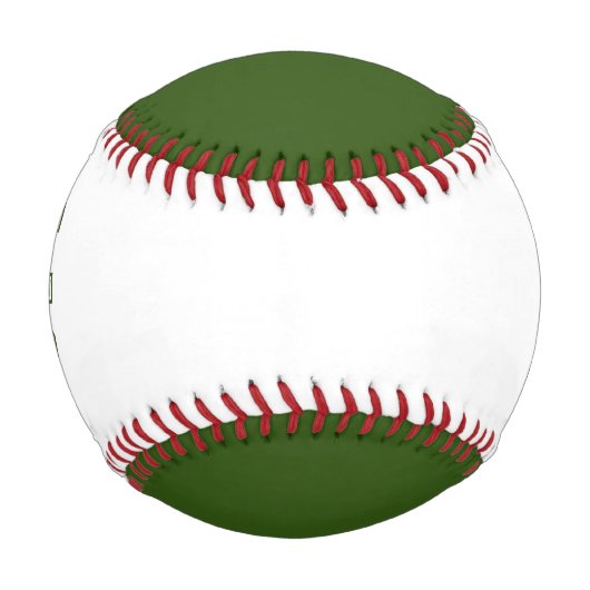 Monogramm der Spielnummer Baseball (Rückseite)