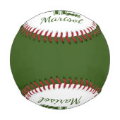 Monogramm der Spielnummer Baseball (Vorderseite)