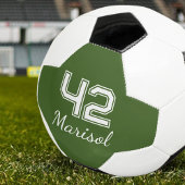 Monogramm der Spielnummer Fußball