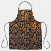 Monogramm der Steampunkrostgeere Schürze (Vorderseite)