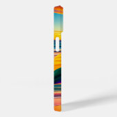 Monogramm der tropischen Paradise-Blume Case-Mate iPhone Hülle (Rückseite / Rechts)