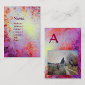 MONOGRAMM DER TUSKANISCHEN ERINNERUNGEN VISITENKARTE (Vorne/Hinten)