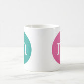 Monogramm der unteren Gehäusedatine mit Circle - P Kaffeetasse (Mittel)