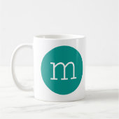Monogramm der unteren Gehäusedatine mit Circle - P Kaffeetasse (Links)