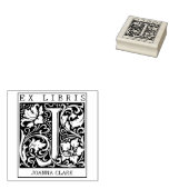 Monogramm der Vintagen Blume Briefbuch Ex Libris Gummistempel (Stempel)