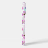 Monogramm der Wasserfarben-Blume Case-Mate iPhone Hülle (Rückseite / Rechts)