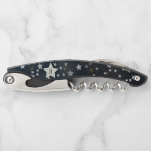 Monogramm der Whimsical Space Galaxy Stars Kellnermesser