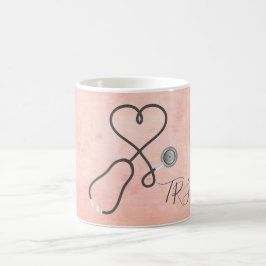Monogramm des Abschlusses Nurus oder Doctor Stetho Kaffeetasse