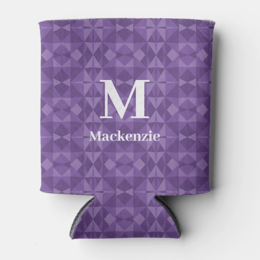 Monogramm des abstrakten geometrischen Dreiecks Dosenkühler (Vorderseite)