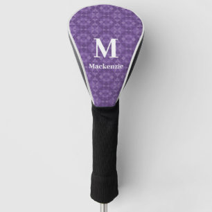Monogramm des abstrakten geometrischen Dreiecks Golf Headcover