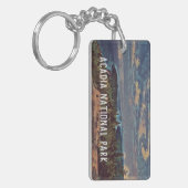 Monogramm des Acadia Sky Nationalparks Schlüsselanhänger (Vorderseite links)