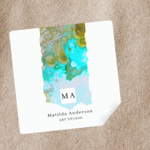 Monogramm des Alcohol Ink Glitzer Graphic Artist S