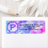 Monogramm des Anfangsbuchstabens über das pastellf (Insitu)