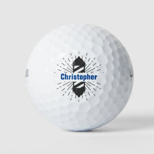 Monogramm des Barberstapels Golfball