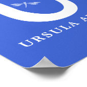 Monogramm des benutzerdefinierten Farbnamens U Dra Poster (Ecke)