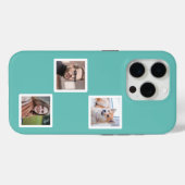 Monogramm des benutzerdefinierten Fotos Case-Mate iPhone Hülle (Rückseite (Horizontal))